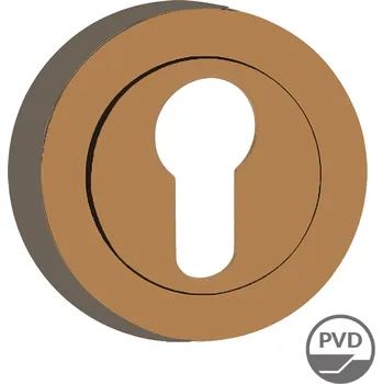 Dveřní kování Kuchinox ROZETA kulatá vložka měděná