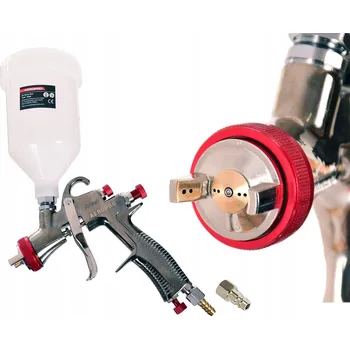 Stříkací pistole PROFESIONÁLNÍ LAKOVACÍ PISTOLE LVLP, TRYSKA 1,4 MM, NÁDRŽKA 600 ML