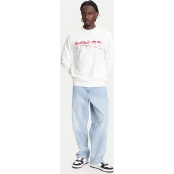 Pánská mikina Pepe Jeans Mikina Red Bull Racing Team Logo RM580017 Bílá Regular Fit L