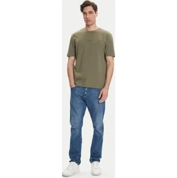 Pánské oblečení BOSS T-Shirt Tchup 50473278 Zelená Relaxed Fit XXL