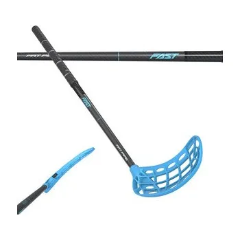 Florbalová hůl Fat Pipe FAST 24 JAB FH2 Florbalová hůl černá / modrá, Levá (levá ruka dole), 104cm (=114cm)