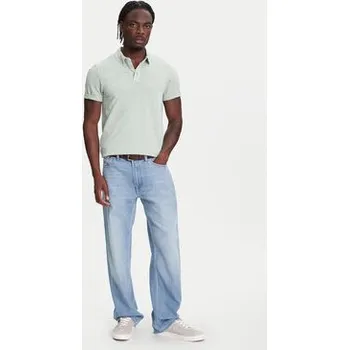 Pánská košile Mustang Polokošile Palco 1016505 Zelená Regular Fit M