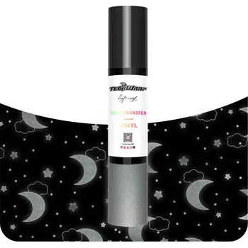 Samolepící dekorace TeckWrap Reflexní HTV - Ink Black - Nažehlovací vinylová folie Velikost: 0,3 x 1,5 m