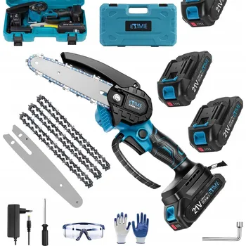 Motorová pila AKU ŘETĚZOVÁ PILA 8\" BEZUHLÍKOVÁ PILKA NA VĚTVE RUČNÍ 4AH