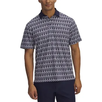 Golf Under Armour Playoff 3.0 Printed pánské polo, modro/bílé pánské, S