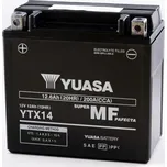YUASA Bezúdržbová motocyklová baterie YTX14-BS