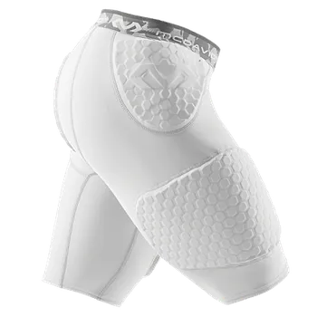 Dámská móda McDavid Hex Shorts w/ wrap-around thigh 7991 elastické šortky s výztuží bílá vel. S