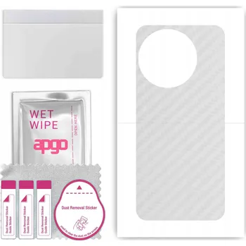 Pouzdro na mobilní telefon Zadní Fólie pro TCL 60R 5G - karbonově Průhledný