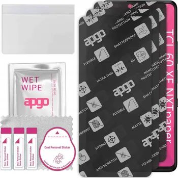 Pouzdro na mobilní telefon 3x MATNÉ Hybridní Sklo pro TCL 60 XE NXTpaper, alternativa tvrzeného skla