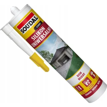 Tmel Silikon Soudal černý 280 ml