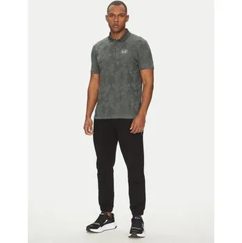 Pánské tričko EA7 Emporio Armani Polokošile 7M000049 AF13917 U8109 Šedá Regular Fit M