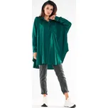 Awama Košile A528 Zelená Basic Fit OS