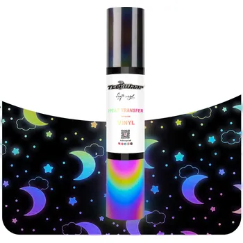 Samolepící dekorace TeckWrap Reflexní HTV - Rainbow - Nažehlovací vinylová folie Velikost: 0,3 x 1,5 m