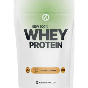 Protein Kulturistika New 100% Whey Protein 30 Gramů - slaný karamel + DÁREK
