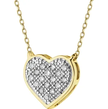 Náhrdelník Zlatý náhrdelník s diamanty - 0,05 ct - ryzost 585 - 160.112