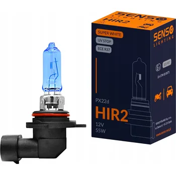 Autožárovka ŽÁROVKA SENSO SUPER WHITE HIR2 12V 55W PX22d HOMOLOGACE E4 XENON