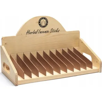 Vonná tyčinka Dřevěný výstavní set na vonné tyčinky bez bambusu Song of India