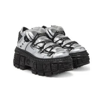 Dámská obuv NEW ROCK Sneakersy M-106WALL-C16 Stříbrná 42