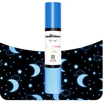 Samolepící dekorace TeckWrap Reflexní HTV - True Blue - Nažehlovací vinylová folie Velikost: 30,5 x 30 cm