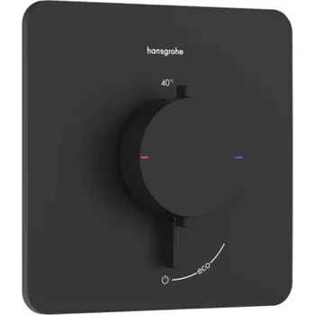 Vodovodní baterie HANSGROHE - Ecostat Comfort Q Termostatická baterie pod omítku, matná černá 33712670