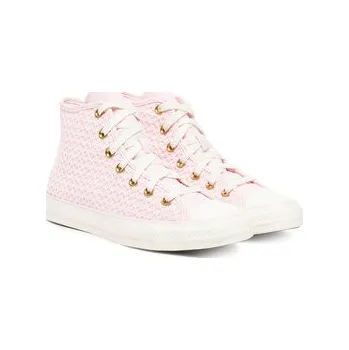 Pánské tenisky Converse Plátěnky Chuck Taylor All Star Knit Hi A13643C Růžová 37_5