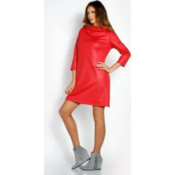 Dámské šaty Awama Každodenní šaty L006 Růžová Basic Fit L