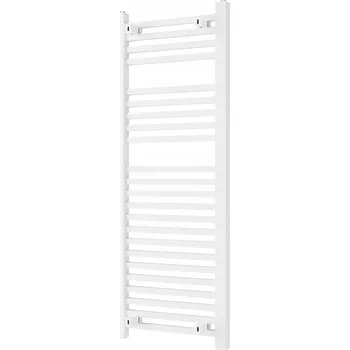 Radiátor KOUPELNOVÝ RADIÁTOR BÍLÝ ŽEBŘÍKOVÝ 120x45 cm MODERNÍ OTOPNÉ TĚLESO BERGEN