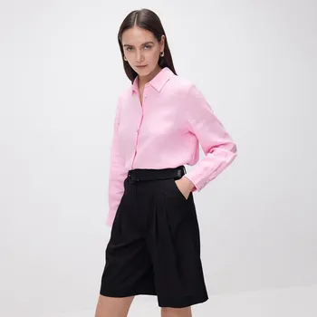 Reserved - Bermudy s páskem - černý - ZQ534-99X - ZQ534-99X-XXL