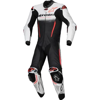 Moto kombinéza Alpinestars GP-R7 Tech-air bílá/černá/červená/fluo, 58
