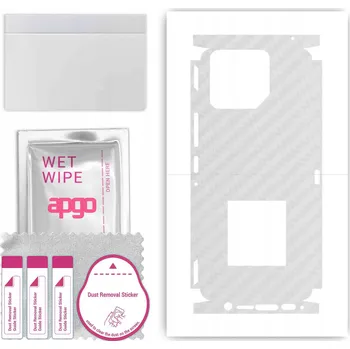 Pouzdro na mobilní telefon Fólie na ZADNÍ STRANU+BOKY pro Asus ROG Phone 9 FE - Carbon Průhledný