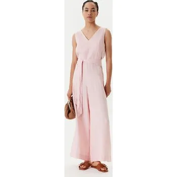 Dámský overall United Colors Of Benetton Overal 4AGHDT00E Růžová Wide Leg XL