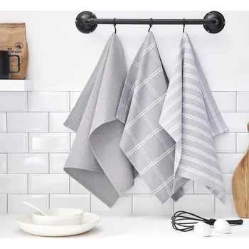 Utěrka Today Bavlněné utěrky ON, 3 kusy, šedé, 50 x 70 cm