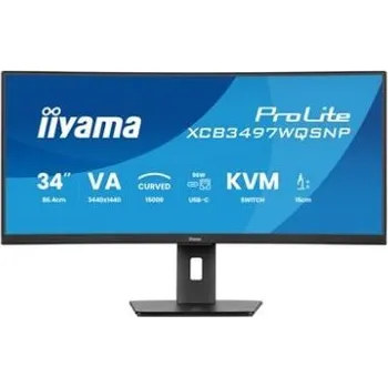 Monitor iiyama ProLite/XCB3497WQSNP-B1/34"/VA/wQHD/120Hz/0,4ms/Black/3R (XCB3497WQSNP-B1)