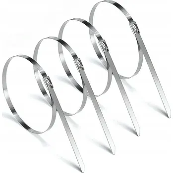 Organizace kabelů 10 Ks HADICOVÁ SPONA 250 mm kovové ocel stahovací pásky na kabely stahovací pásky na stahovací pásky