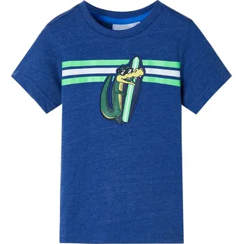 Chlapecké tričko Dětské tričko tmavě modré melanž 104