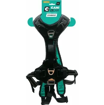 Vodítko pro psa Postroj pro psa SYMBIOZ Černá XL