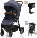 Britax Kočárek B-Agile R Navy Ink/Brown + Doprava ZDARMA