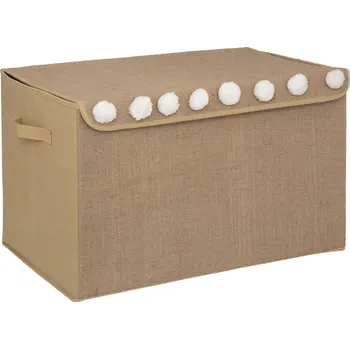 Úložný box Atmosphera for kids Velký úložný box na hračky, jutový, 57 x 36 x 36 cm