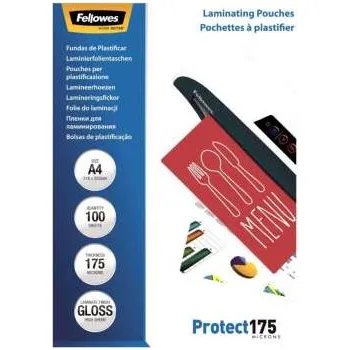 Laminátor Laminovací fólie Fellowes - A4, 2 x 175 mic, lesklé, 100 ks