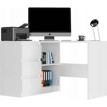 Psací stůl Obdélníkový psací stůl Framire 112 x 87 x 76 cm bílý