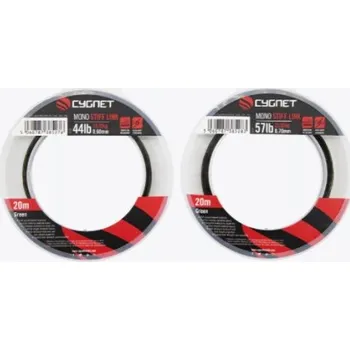 Cygnet Tackle Cygnet návazcový vlasec Mono Stiff Link Green 20m Průměr 0,70