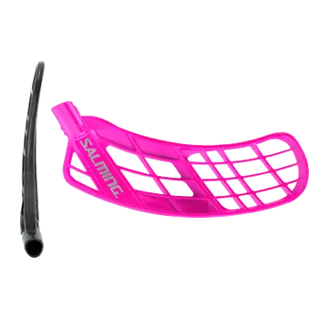 Florbalová čepel SALMING Quest 3 Endurance Magenta R - Pravá ruka dole/Růžová/středně tvrdá - Endurance (PE)