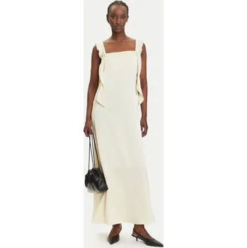 Dámské šaty Vero Moda Koktejlové šaty Eloisa 10340914 Žlutá Slim Fit L