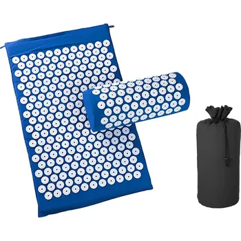 Akupresurní podložka SURTEP, s. r. o. Akupresurní masážní podložka s polštářem 660 x 420 mm Barva: Šedá