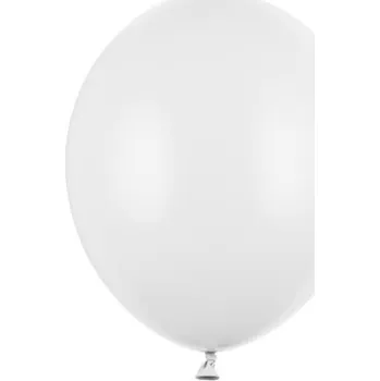 Balónek Pastelové latexové balónky bílé strong 23 cm 3 ks