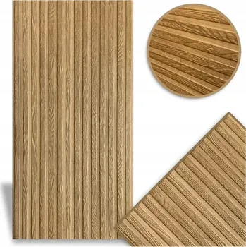 PS obklad Lamela Borovice 05-ZL (1000 x 500 mm - 0,5 m2)