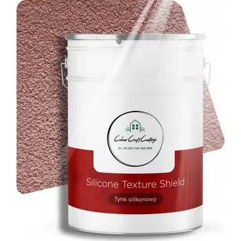 Omítka SILIKONOVÁ OMÍTKA FASÁDNÍ ZRNITOST 1.0MM STRUKTURA "BARÁNEK" CIHLOVÁ 25KG F324