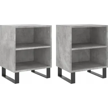 Noční stolek Elegantní noční stolky 40x30x50 šedá betonu