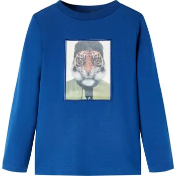 Chlapecké tričko Dětské tričko s dlouhým rukávem tmavě modré 104