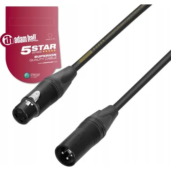 Audio kabel Kabel XLR - XLR Adam Hall K5MMF0100 1 m